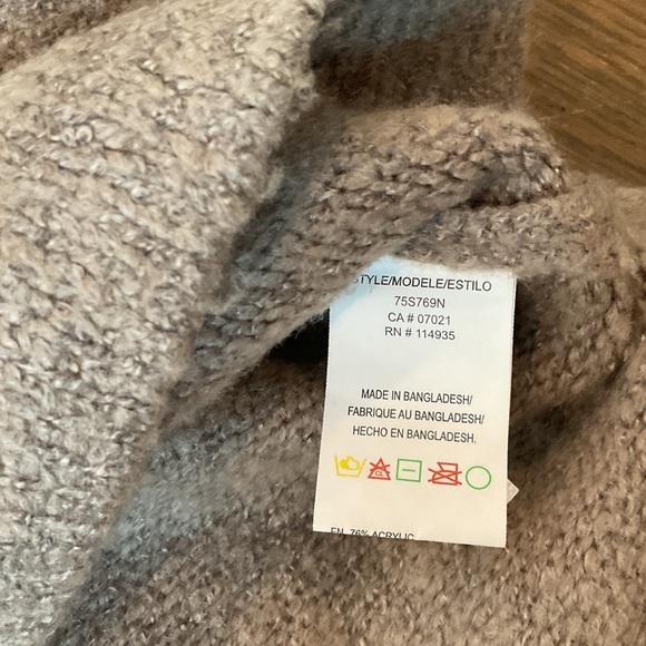 RDI Johnny Collar Soft Long Sleeve Sweater Oversized XS EUC - Picture 8 of 13